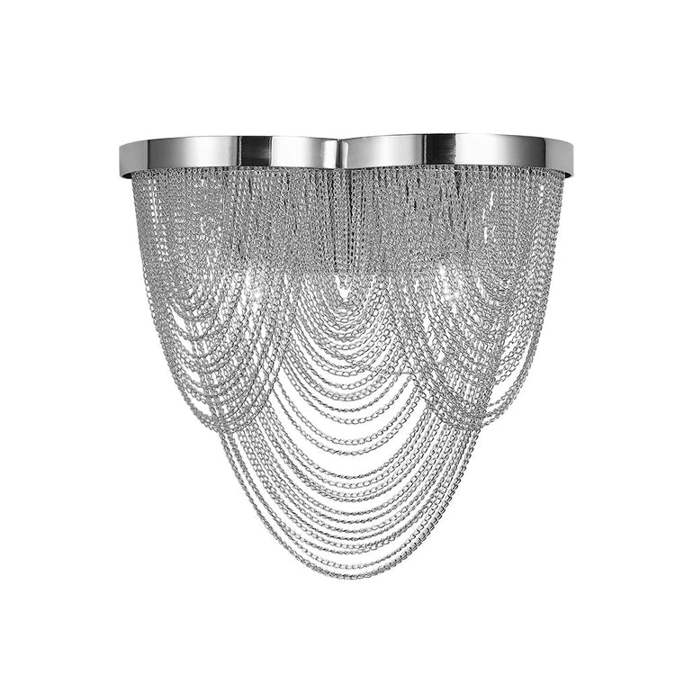 Applique Murale Chambre Pompon en Chrome