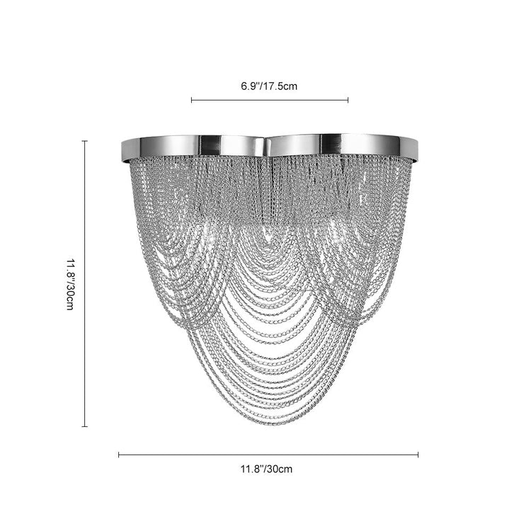 Applique Murale Chambre Pompon en Chrome