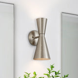 Applique Murale Chambre 2 Lumières en Verre
