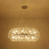 Lustre Salon Pissenlit 20 Lumières en Cristal