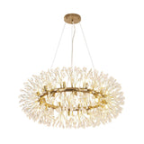 Lustre Salon Pissenlit 20 Lumières en Cristal