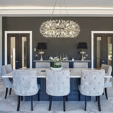 Lustre Salon Pissenlit 20 Lumières en Cristal