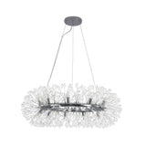 Lustre Salon Pissenlit 20 Lumières en Cristal