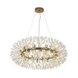 Lustre Salon Pissenlit 20 Lumières en Cristal