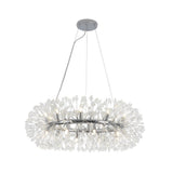 Lustre Salon Pissenlit 20 Lumières en Cristal