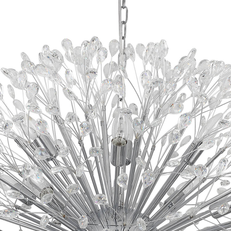 Lustre 20 Lumières Grand Format Feu d'Artifice Grand Luxe Sputnik Suspension Luminaire