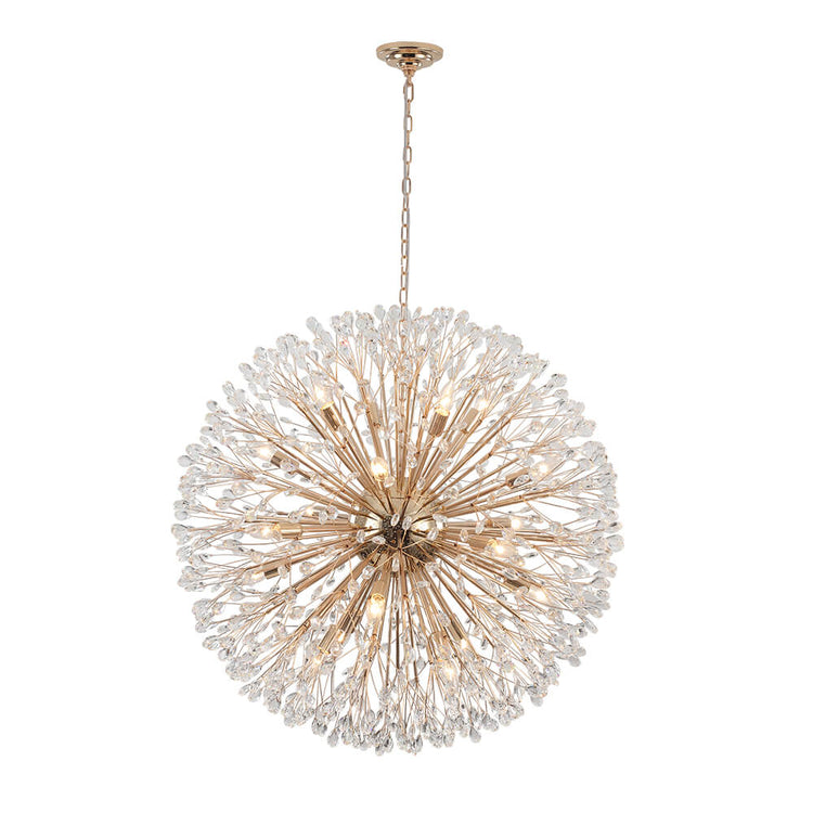 Lustre 20 Lumières Grand Format Feu d'Artifice Grand Luxe Sputnik Suspension Luminaire
