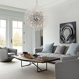 Lustre 20 Lumières Grand Format Feu d'Artifice Grand Luxe Sputnik Suspension Luminaire