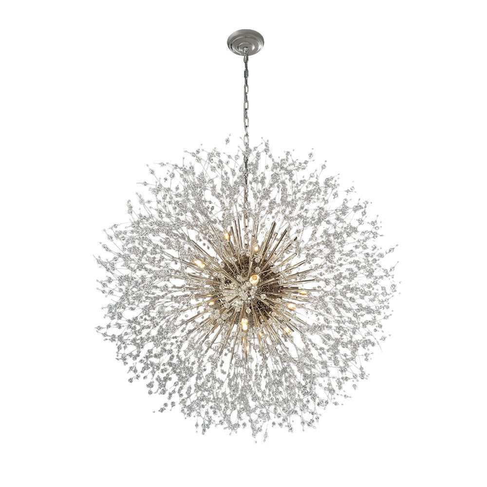 Lustre 20 Lumières Grand Format Grand Luxe Sputnik Feu d'Artifice pour Salon