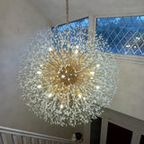 Lustre 20 Lumières Grand Format Grand Luxe Sputnik Feu d'Artifice pour Salon