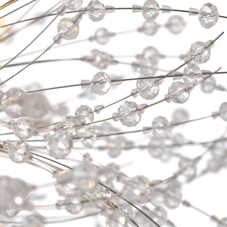 Lustre 20 Lumières Grand Format Grand Luxe Sputnik Feu d'Artifice pour Salon