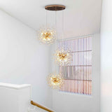 Lustre Moderne 24/40 Lumières Grand Sputnik Feu d'Artifice pour Salon