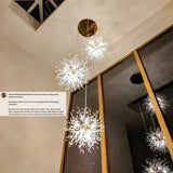 Lustre Moderne 24/40 Lumières Grand Sputnik Feu d'Artifice pour Salon