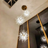 Lustre Moderne 24/40 Lumières Grand Sputnik Feu d'Artifice pour Salon
