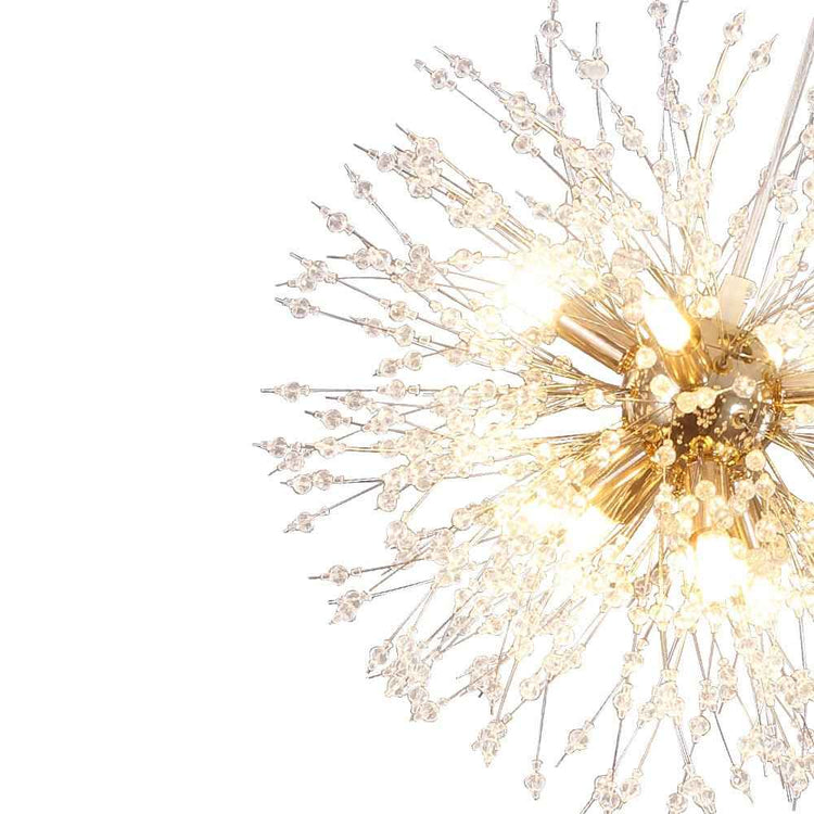 Lustre Moderne 24/40 Lumières Grand Sputnik Feu d'Artifice pour Salon