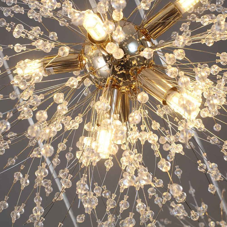 Lustre Moderne 24/40 Lumières Grand Sputnik Feu d'Artifice pour Salon