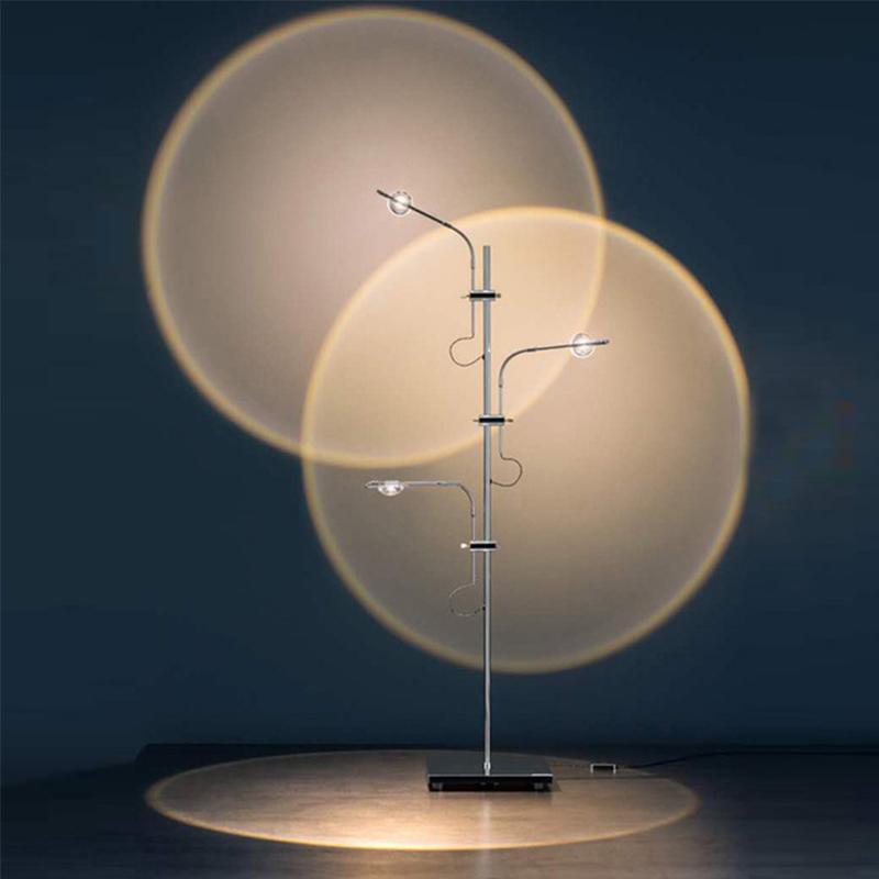 Lampe à Poser Salon 3 Lumières en Métal
