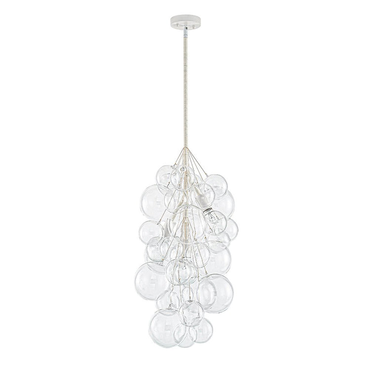 Lustre Salon Boule 3 Lumières en Verre