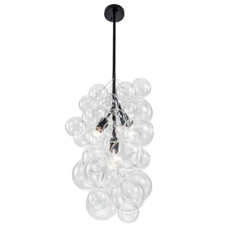 Lustre Salon Boule 3 Lumières en Verre
