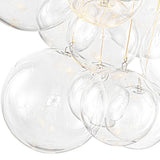 Lustre Salon Boule 3 Lumières en Verre