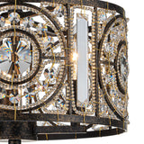 Plafonnier Salon Tambour en Cristal