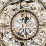 Plafonnier Salon Tambour en Cristal