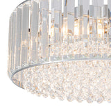 Plafonnier Salon 3 Lumières en Cristal