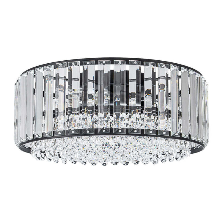 Plafonnier Salon 3 Lumières en Cristal