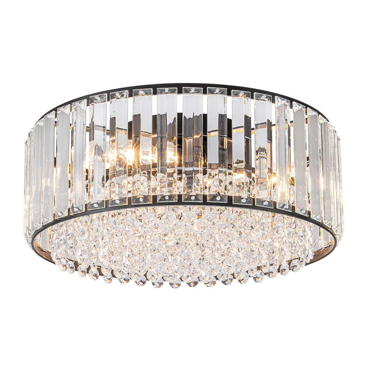 Plafonnier Salon 3 Lumières en Cristal