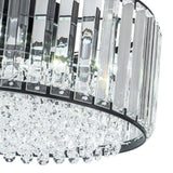 Plafonnier Salon 3 Lumières en Cristal