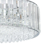 Plafonnier Salon 3 Lumières en Cristal