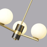 Lustre Salon Spoutnik 3 Lumières en Verre
