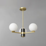 Lustre Salon Spoutnik 3 Lumières en Verre