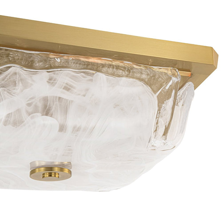 Plafonnier Salle de Bain Nuage en Verre