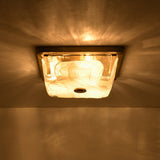 Plafonnier Salle de Bain Nuage en Verre