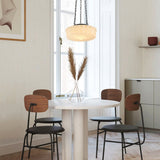 Suspension Salle à Manger en Verre Blanc 35 cm