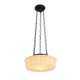 Suspension Salle à Manger en Verre Blanc 35 cm