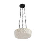 Suspension Salle à Manger en Verre Blanc 35 cm