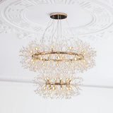 Lustre Salon Feu D'Artifice en Laiton