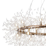 Lustre Salon Feu D'Artifice en Laiton
