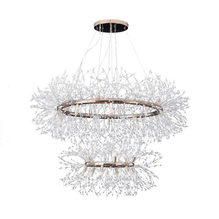 Lustre Salon Feu D'Artifice en Laiton