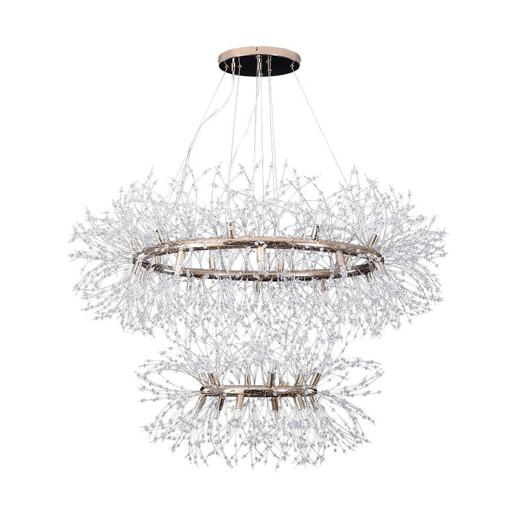 Lustre Salon Feu D'Artifice en Laiton