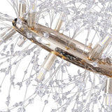 Lustre Salon Feu D'Artifice en Laiton