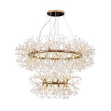 Lustre Salon Feu D'Artifice en Laiton