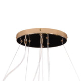 Lustre Salon Feu D'Artifice en Laiton
