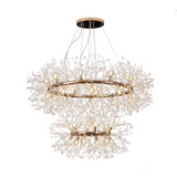 Lustre Salon Feu D'Artifice en Laiton
