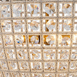 Lustre Salle à Manger 4 Lumières en Cristal
