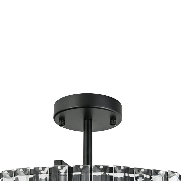 Plafonnier Cuisine Tambour en Cristal