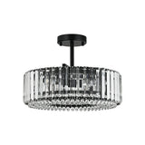 Plafonnier Cuisine Tambour en Cristal