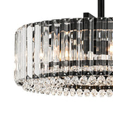 Plafonnier Cuisine Tambour en Cristal